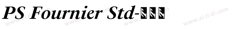 PS Fournier Std字体转换